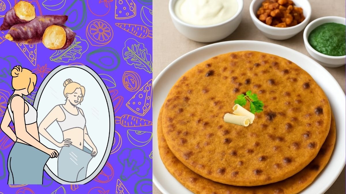 Weight loss recipe Reshmi Aloo paratha