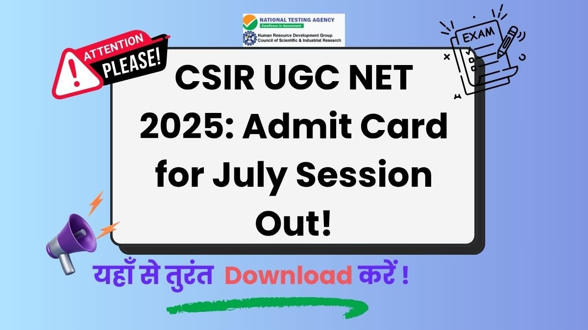 CSIR UGC NET 2025